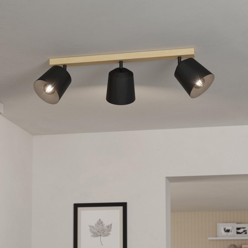 Eglo - Plafondlamp met 3x E27/25W/230V spots