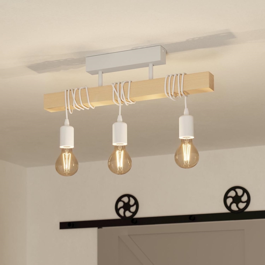 Eglo - Plafondlamp TOWNSHEND 3xE27/60W/230V