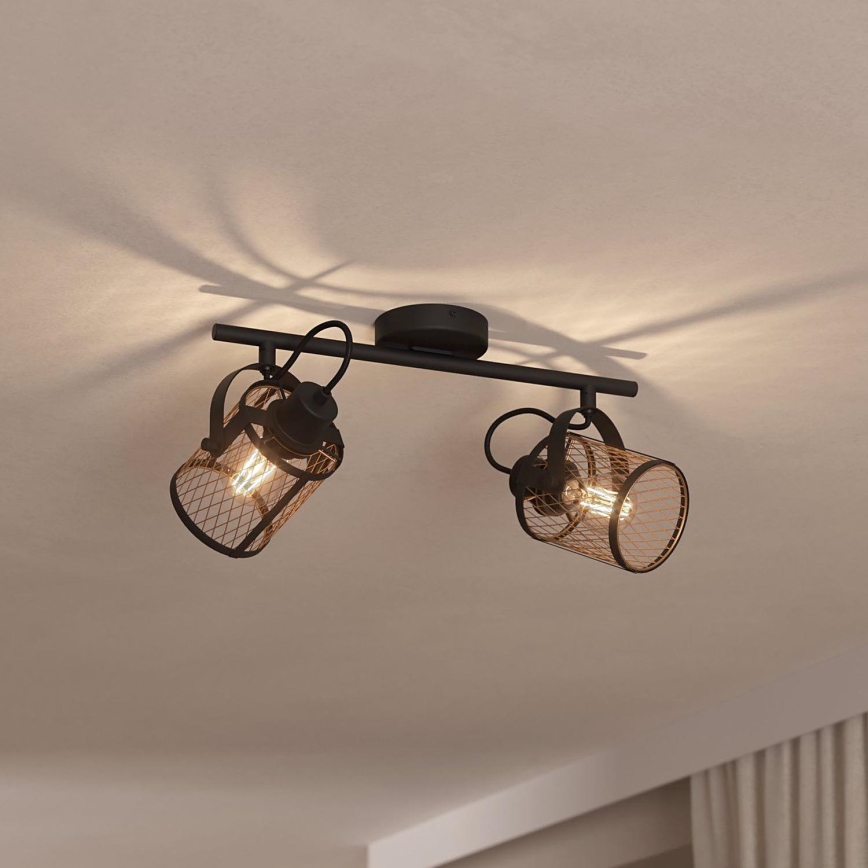 Eglo - Plafondspotlamp 2xE27/40W/230V