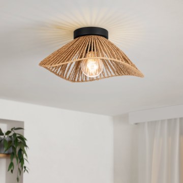 Eglo - Plafonnier 1xE27/60W/230V marron