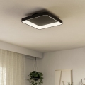 Eglo - Plafonnier à intensité variable LED/12W/230V 2700-6500K noir + télécommande