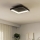 Eglo - Plafonnier à intensité variable LED/12W/230V 2700-6500K noir + télécommande