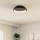 Eglo - Plafonnier à intensité variable LED/12W/230V 2700-6500K noir + télécommande