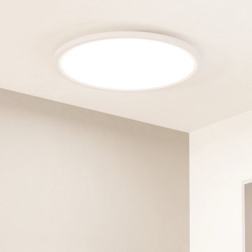 Eglo - Plafonnier à intensité variable LED/41W/230V d. 60 cm blanc