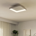 Eglo - Plafonnier à intensité variable LORETELLO LED/12W/230V blanc + télécommande
