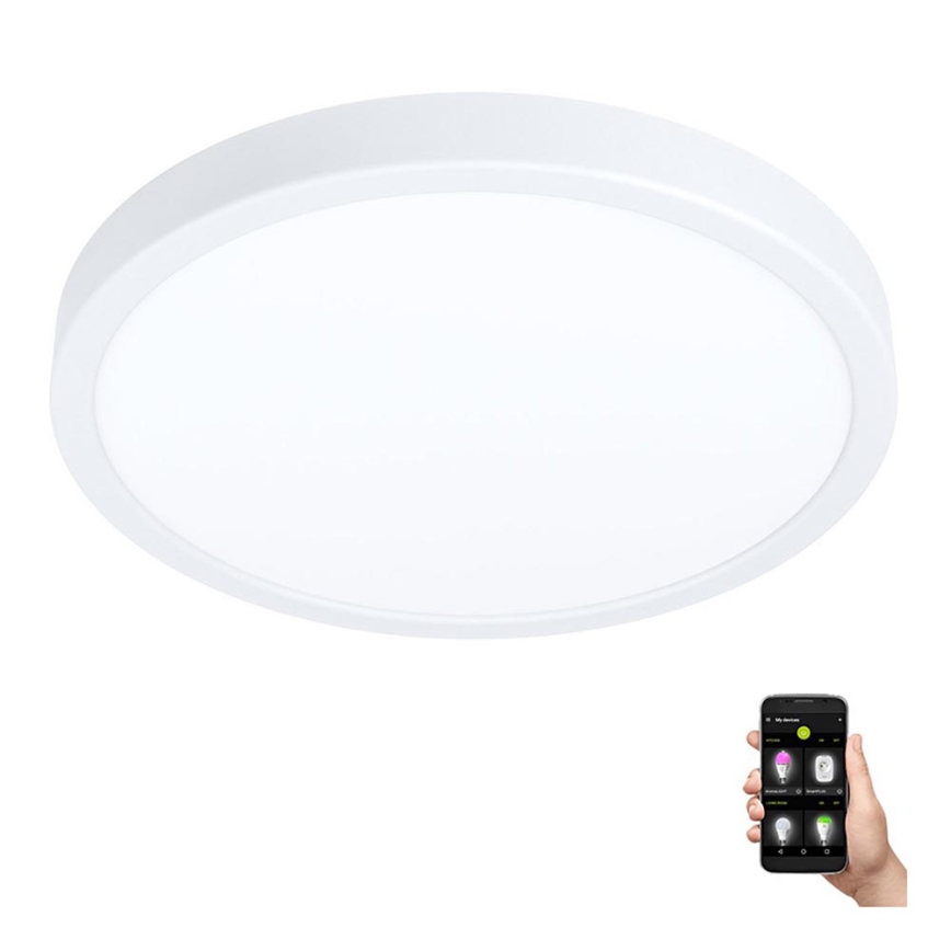 Eglo - Plafonnier de salle de bain LED à intensité variable LED/19,5W/230V 2700-6500K IP44 ZigBee