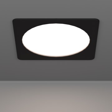 Eglo - Plafonnier encastré LED/18,5W/230V 2700/4000/6500K 21,6x21,6 cm noir