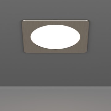 Eglo - Plafonnier encastré LED 6,3 W, 230 V, 2700/4000/6500 K, 11,9 x 11,9 cm, chrome mat