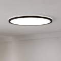 Eglo - Plafonnier extérieur à intensité variable LED/16,8W/230V 2700-6500K d. 50 cm IP44 noir + télécommande