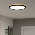 Eglo - Plafonnier extérieur RGBW à intensité variable LED/18,5W/230V 2700-6500K d. 38,9cm IP44 noir ZigBee