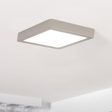 Eglo - Plafonnier LED 16,5 W, 230 V, 21 x 21 cm