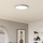 Eglo - Plafonnier LED 17 W (230 V), températures de couleur 2700/4000/6500 K, Ø 38,9 cm, chrome mat
