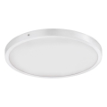 Eglo - Plafonnier LED 25 W, 230 V, blanc, rond, 4000 K, Ø 40 cm