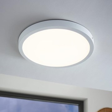 Eglo - Plafonnier LED/25W/230V blanc rond 2500 lm Ø 40 cm