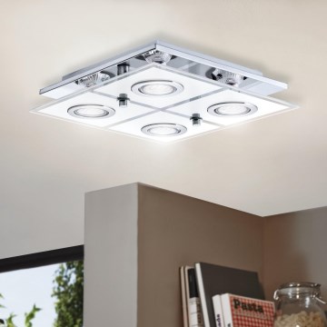 Eglo - Plafonnier LED 4xGU10/3W/230V