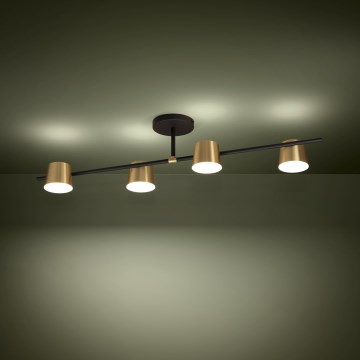 Eglo - Plafonnier LED 4xGU10/4,6W/230V 3000K doré