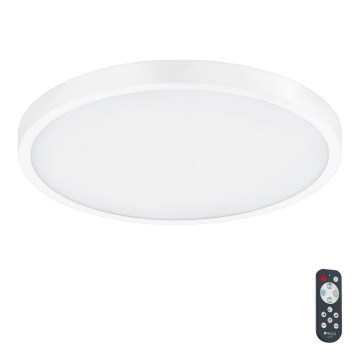 Eglo - Plafonnier LED dimmable 20 W, 230 V avec télécommande, Ø 30 cm