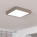 Eglo - Plafonnier LED dimmable LED/17W/230V chrome mat 21x21 cm