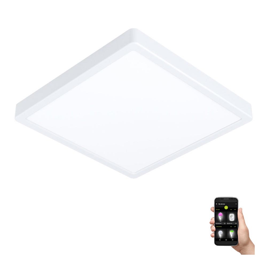 Eglo - Plafonnier LED dimmable pour salle de bains LED/19,5W/230V 2700-6500K IP44 ZigBee 28,5x28,5 cm