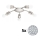 Eglo - Plafonnier LED MY CHOICE 5xE14/4W/230V  chrome mat