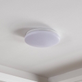 Eglo - Plafonnier LED pour salle de bains avec capteur de mouvement et de luminosité LED/18W/230V Ø 31 cm IP54 blanc