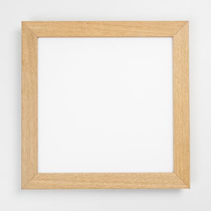 Eglo - panneau LED RGB dimmable à montage en surface SALOBRENA-C WOOD LED/24W/230V 2700-6500K 49,5x49,5 cm marron + télécommande