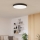 Eglo - Plafonnier LED RGBW dimmable LED/36,5W/230V 2700-6500K Ø 69 cm noir