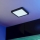 Eglo - Plafonnier LED RGBW dimmable pour salle de bains LED/10,5W/230V 2700-6500K 22x22 cm IP44 noir
