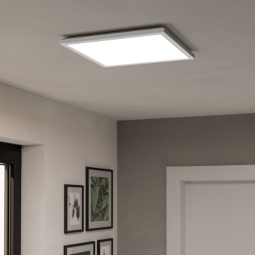 Eglo - Plafonnier LED RGBW dimmable pour salle de bains, LED 17,6 W / 230 V, 2700-6500 K, 39 x 39 cm, IP44, blanc, ZigBee