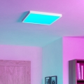 Eglo - Plafonnier LED RGBW dimmable pour salle de bains LED/17,8W/230V 2700-6500K Ø 39 cm IP44 blanc