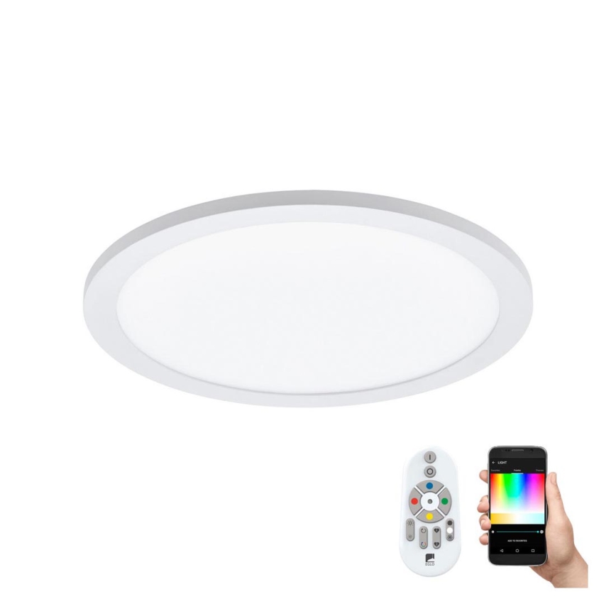 Eglo - Plafonnier LED RGBW SARSINA-C LED/16W/230V + télécommande