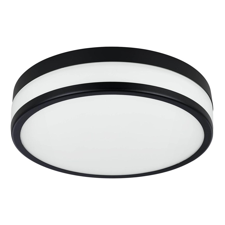 Eglo - Plafonnier LED salle de bain LED/17,1W/230V IP44 noir