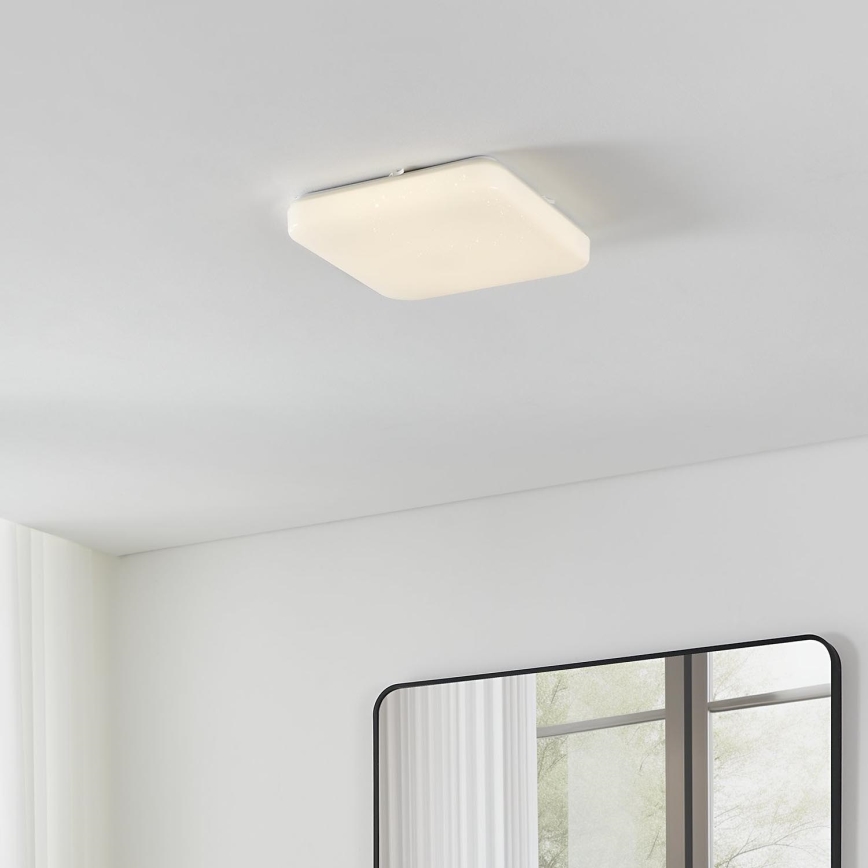 Eglo - Plafonnier pour salle de bains LED/18W/230V 3000/4000/6000K 33x33 cm IP44