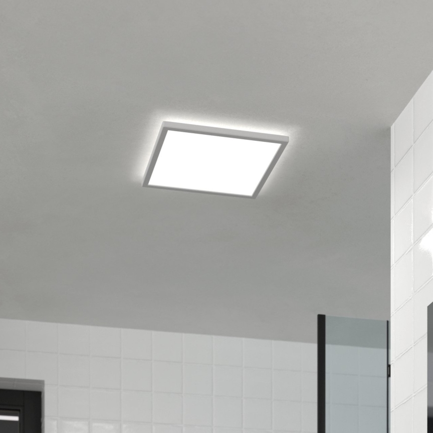 Eglo - Plafonnier salle de bain LED/17,6W/230V 2700K/4000K/6500K 39x39 cm IP44 blanc