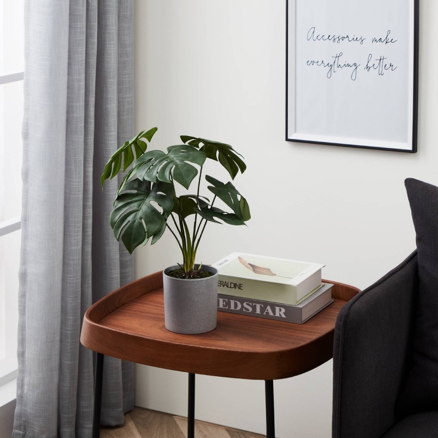 Eglo - Plante artificielle dans un pot de fleurs 42x30 cm monstera