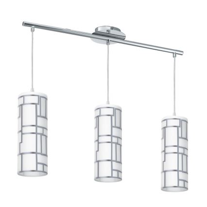 Eglo - Reserve glas voor kroonluchter en lampen BAYMAN wit/glanzend chroom