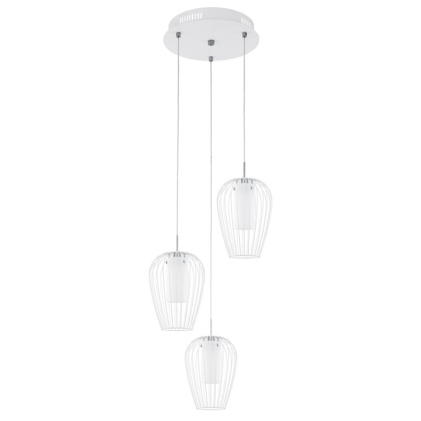 Eglo - Vervangingsglas voor kroonluchter en tafellamp VENCINO wit
