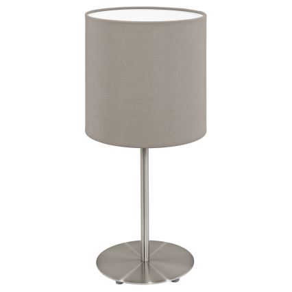 Eglo - Vervangende lampenkap voor tafellamp PASTERI grijs diameter 14,7 cm