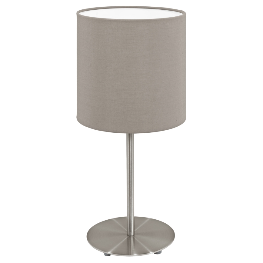 Eglo - Vervangende lampenkap voor tafellamp PASTERI grijs diameter 14,7 cm