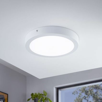 Eglo - RGBW dimbare plafondlamp FUEVA-C LED/21W/230V