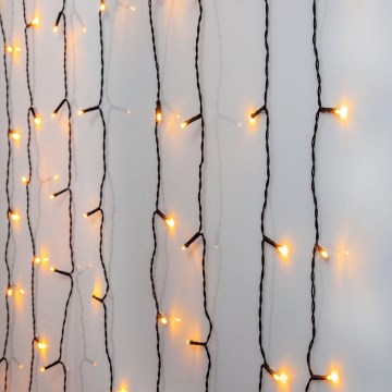 Eglo - Rideau de Noël extérieur LED 120xLED 2m IP44 blanc chaud