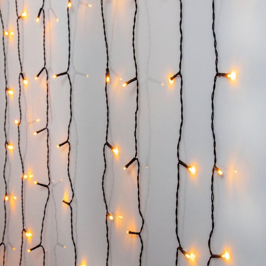 Eglo - Rideau de Noël extérieur LED 120xLED 2m IP44 blanc chaud