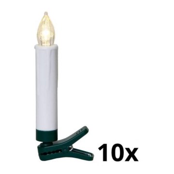 Eglo - SET 10x LED Verlichting voor de Kerstboom 1xLED/0,06W/1xAAA