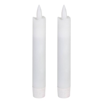 Eglo - SET 2x LED Candle LED/1xAAA 15 cm wit