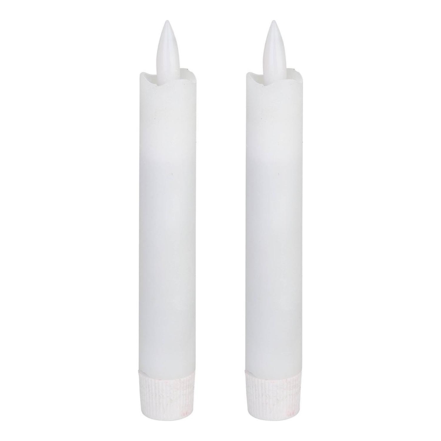 Eglo - SET 2x LED Candle LED/1xAAA 15 cm wit