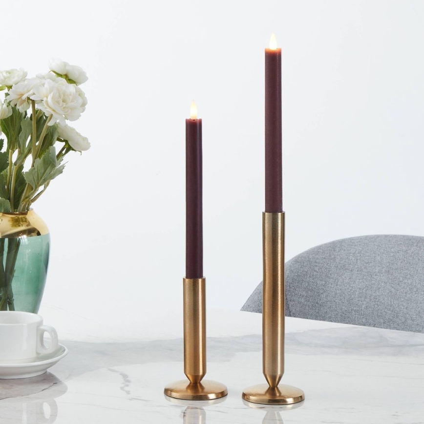 Eglo - SET 2x LED Candle LED/1xAAA 24,5 cm rood