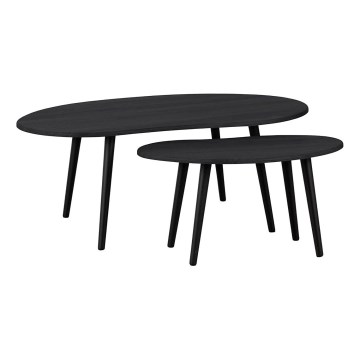 Eglo - SET 2x Zijtafel zwart