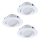 Eglo - SET 3x Dimbare LED hangende plafond verlichting PINEDA 1xLED/5,5W/230V