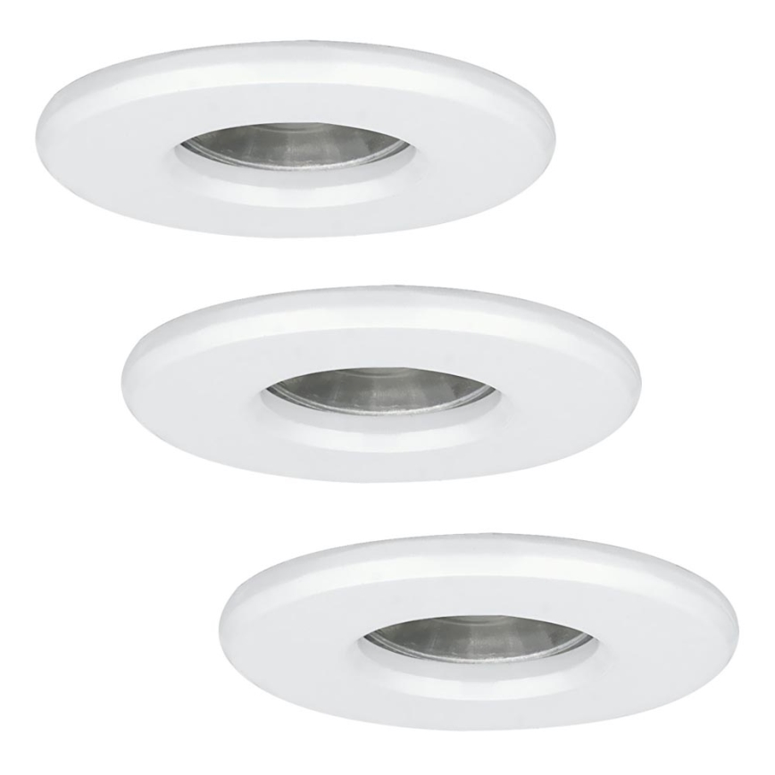 Eglo - SET 3x LED Badkamerlamp IGOA 1xGU10/3,3W/230V IP44