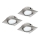 Eglo - SET 3x LED Inbouwlamp PINEDA 1xLED/4,9W/230V
